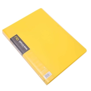 Teczka z koszulkami DELI A4 30 koszulek - żółta-245837