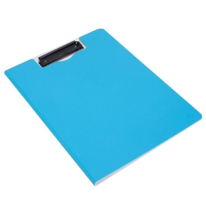 Podkładka z klipem clipboard DELI RIO A4 teczka z okładką - niebieska-245846