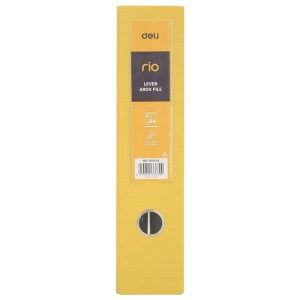 Segregator DELI RIO A4 76mm - żółty-245893