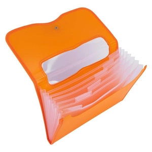Teczka z przegródkami DELI 38127 7 przegródek - pomarańczowa-245904