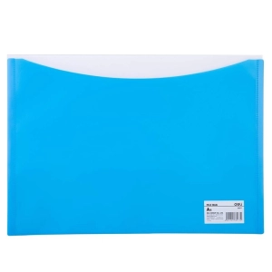 Teczka na zatrzask kopertowa DELI E38977 A4 - niebieska-245935