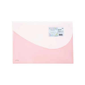 Teczka na zatrzask kopertowa DELI 5506 C4 - różowa-245994