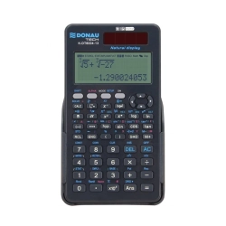 Kalkulator DONAU TECH naukowy 417 funkcji 150x85x19 mm grafitowy K-DT6004-13