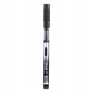 Cienkopis kulkowy DELI THINK 0,5mm EQ300 - czarny-246061