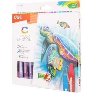 Kredki pastele DELI COLOR EMOTION 24 kolory EC20120