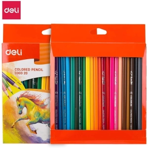 Kredki ołówkowe DELI COLORUN trójkątne 24 kolory EC00320