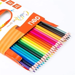 Kredki ołówkowe DELI COLORUN bezdrzewne 24 kolory EC00120-246095