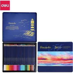 Kredki ołówkowe DELI FINANELO 24 kolory C122-24