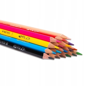 Kredki ołówkowe DELI COLORUN trójkątne 18 kolorów EC00310-246128