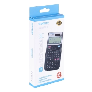 Kalkulator DONAU TECH naukowy 417 funkcji 164x84x19 mm czarny K-DT6002-01-246349