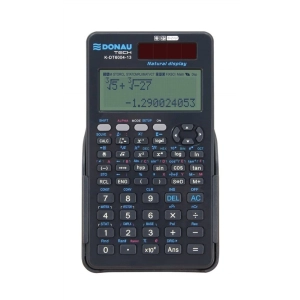 Kalkulator DONAU TECH naukowy 417 funkcji 150x85x19 mm grafitowy K-DT6004-13