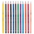 Kredki ołówkowe DELI COLORUN trójkątne 12 kolorów EC00300-246050