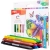 Kredki świecowe DELI COLOR EMOTION plastikowe trójkątne 12 kolowów EC20000