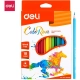 Kredki ołówkowe DELI COLORUN bezdrzewne 18 kolorów EC00110