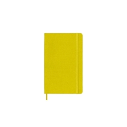 Notes MOLESKINE Classic L (13x21cm), w linie, twarda oprawa, hay yellow, 240 stron, żółty