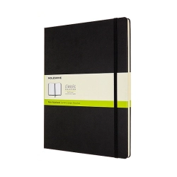 Notes MOLESKINE Classic XXL (21,6x27,9 cm), gładki, twarda oprawa, 192 strony, czarny
