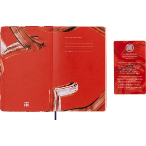 Notes MOLESKINE edycja limitowana Year of the Tiger L (13 × 21 cm) w linie, czerwony-247508