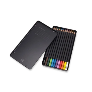 Zestaw kredek MOLESKINE 12 kolorów w metalowym pudełku-247521