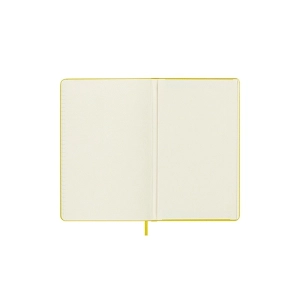 Notes MOLESKINE Classic L (13x21cm), w linie, twarda oprawa, hay yellow, 240 stron, żółty-247531