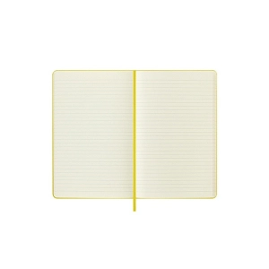 Notes MOLESKINE Classic L (13x21cm), w linie, twarda oprawa, hay yellow, 240 stron, żółty-247533
