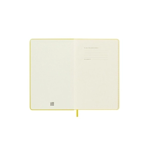 Notes MOLESKINE Classic L (13x21cm), w linie, twarda oprawa, hay yellow, 240 stron, żółty-247535