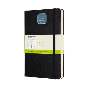 Notes MOLESKINE Classic L (13x21cm), gładki, twarda oprawa, 400 stron, czarny-247557