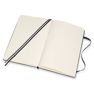 Notes MOLESKINE Classic L (13x21cm), gładki, twarda oprawa, 400 stron, czarny-247559