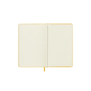 Notes MOLESKINE Classic L (13x21cm), w linie, twarda oprawa, orange yellow, 240 stron, pomarańczowy-247563