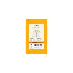 Notes MOLESKINE Classic L (13x21cm), w linie, twarda oprawa, orange yellow, 240 stron, pomarańczowy-247564