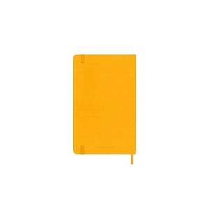 Notes MOLESKINE Classic L (13x21cm), w linie, twarda oprawa, orange yellow, 240 stron, pomarańczowy-247565