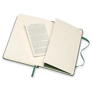 Notes MOLESKINE Classic P (9x14 cm), gładki, twarda oprawa, myrtle green, 192 strony, zielony-247571