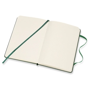 Notes MOLESKINE Classic P (9x14 cm), gładki, twarda oprawa, myrtle green, 192 strony, zielony-247573