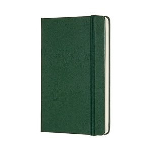 Notes MOLESKINE Classic P (9x14 cm), gładki, twarda oprawa, myrtle green, 192 strony, zielony-247575