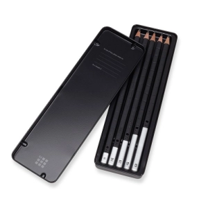 Zestaw ołówków MOLESKINE 5 szt. Różnej twardości w metalowym pudełku-247578
