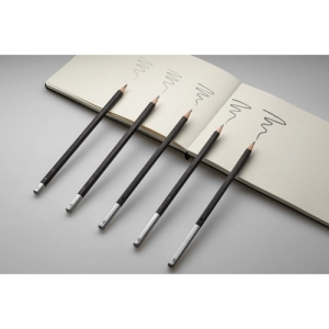 Zestaw ołówków MOLESKINE 5 szt. Różnej twardości w metalowym pudełku-247579