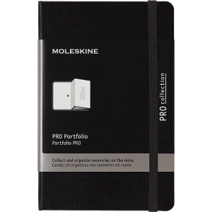Teczka z przegródkami MOLESKINE PRO Portfolio P (9x14 cm) 6 kieszonek - czarne-247613