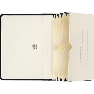 Teczka z przegródkami MOLESKINE PRO Portfolio P (9x14 cm) 6 kieszonek - czarne-247617