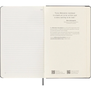 Notatnik MOLESKINE L (13x21 cm), Smart, w linie, twarda oprawa, czarny-247631