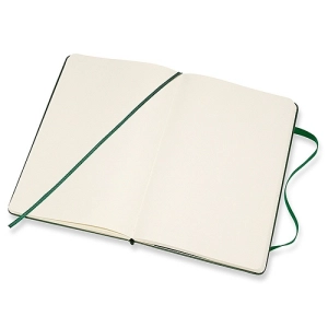 Notes MOLESKINE Classic L (13x21cm), gładki, twarda oprawa, myrtle green, 240 stron, zielony-247632