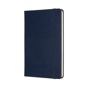Notes MOLESKINE Classic M (11,5x18 cm), gładki, twarda oprawa, sapphire blue, 208 stron, niebieski-247638