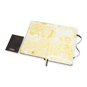 Notes MOLESKINE Passion Journal Travellers National Geographic, 400 stron, szary-247642