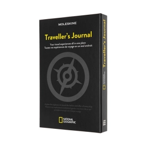 Notes MOLESKINE Passion Journal Travellers National Geographic, 400 stron, szary-247648