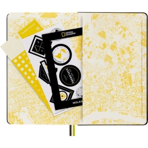 Notes MOLESKINE Passion Journal Travellers National Geographic, 400 stron, szary-247649