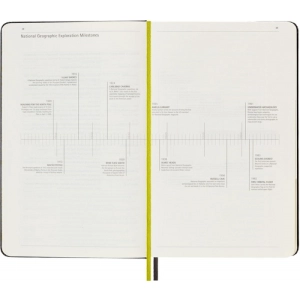 Notes MOLESKINE Passion Journal Travellers National Geographic, 400 stron, szary-247654