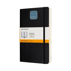 Notes MOLESKINE Classic L (13x21cm), w linie, miękka oprawa, 400 stron, czarny-247668