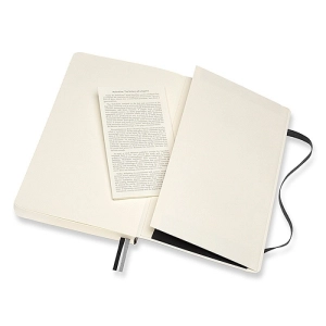 Notes MOLESKINE Classic L (13x21cm), w linie, miękka oprawa, 400 stron, czarny-247672