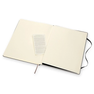 Notes MOLESKINE Classic XXL (21,6x27,9 cm), gładki, twarda oprawa, 192 strony, czarny-247677