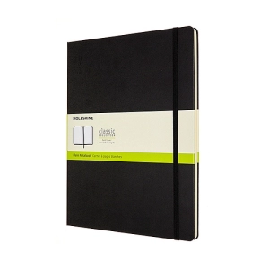 Notes MOLESKINE Classic XXL (21,6x27,9 cm), gładki, twarda oprawa, 192 strony, czarny