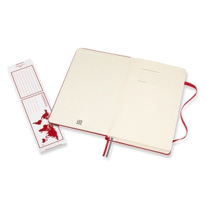 Notes MOLESKINE Classic L (13x21 cm), w linie, twarda oprawa, scarlet red, 400 stron, czerwony-247682