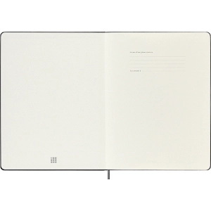 Notatnik MOLESKINE XL (19x25cm), Smart, w linie, twarda oprawa, czarny-247691